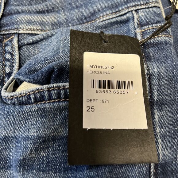 Joe's Jeans High Rise Flare Jeans Herculina Med Wash Size 25 x 34 NWT - Picture 5 of 8